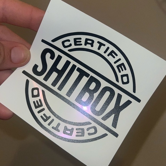 Certified sh*tbox sticker - Picture 1 of 3